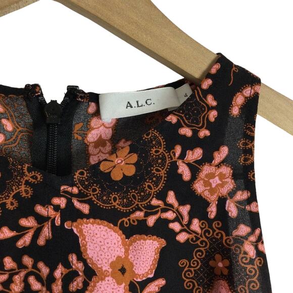 A.L.C. Stuart Silk Sleeveless Blouse, size 4 - Picture 2 of 5